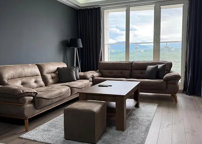 아파트 29th Floor Cevahir Apartment-free Parking-spa Nad Gym-stunning View