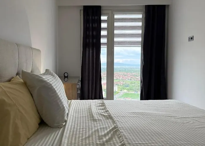 29th Floor Cevahir Apartment-free Parking-spa Nad Gym-stunning View 아파트 스코페